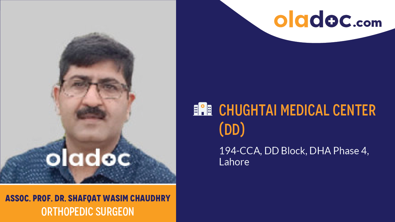 Practice locations of Dr.Shafqat Wasim Chaudhry